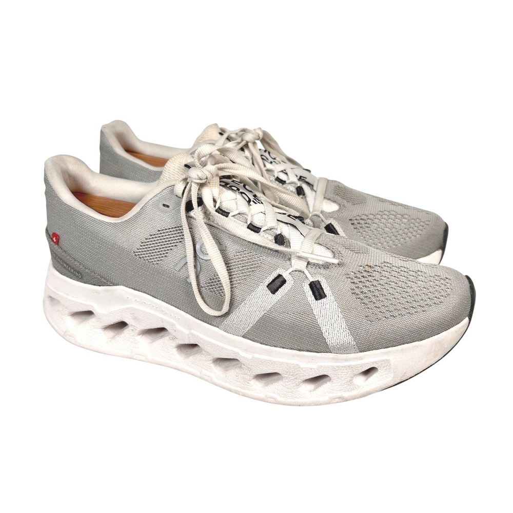 On Running CloudEclipse Running Shoes Womens 8.5 White Gray 3WD30092547